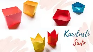 3 easy paper origami box 🎁 how to make useful origami 👌 #origami #origamitutorial #origamibox 