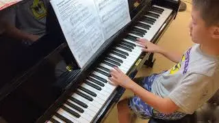 Minuet - Georg Bohm - Alfred's Basic Piano Library lesson book level 5