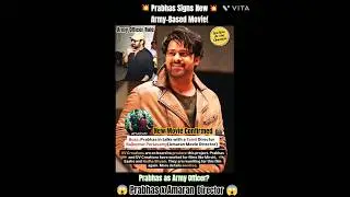 Prabhas Signs a New Movie😱 #prabhas #salaar #newmovie #update #movie #music #song #ytshorts #shorts