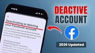 How to Deactivate Facebook Account in 2026! [Temporarily]