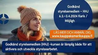 Godk&auml;nd styrelsemedlem &ndash; HHJ 6.3.&ndash;3.4.2024 Karis / M&ouml;jlighet till distansdeltagande