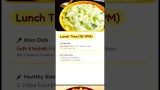 Budget Friendly healthy diet plan for 1 year old child #healthyfood ##healthydiet