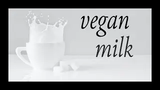Vegan Milk | How make Plant Milk | Plant-Based Vegan Hemp Milk Recipe