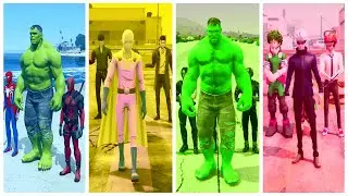 Dc vs Marvel Which Superhero Team Is Strongest? 🔥 Battle Test #82 - #GTA5 #Hulk #Thor #Spiderman