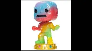 Marvel Infinity Saga Thanos Art Series Pop! Vinyl Figure with Premium Pop! Protector - Exclusive
