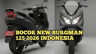 BOCOR NEW SUZUKI BURGMAN STREET 125 2026 SEDANG TES DI JALAN INDONESIA🔥 BONGKAR TOTAL FITUR & HARGA?