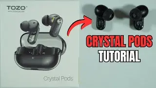 TOZO Crystal Pods: How to Change Eartips (Replace Earbud Tips)