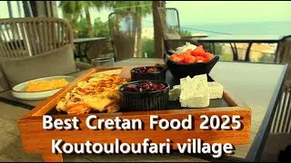 Best Cretan Food - Koutouloufari - Hersonissos 🥗🧆🍯🍷 Greece - Crete 2025
