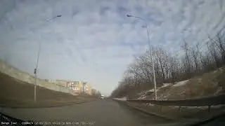 Луганск, объездная дорога, ул. Азовская. 2023 02.09 - 13:22:47