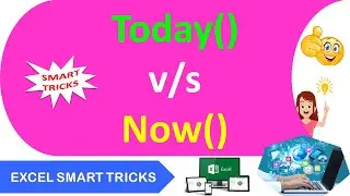 Difference Between Today() & Now() Functions in Excel