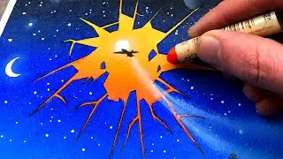 Broken glass effect: contrasts & light 💥✨ #tutorial #art #drawing #contrast #effects
