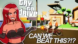 TRY TO DRIVE? I AM ACTUALLY SO ANGRY PLAYING THIS WITH CALI AND YUGI! WE CAN'T PASS ANY LEVEL!