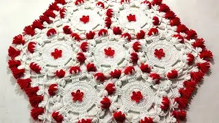 ❤️AMAZING❤️Round Crochet Doily Design (Easy Crochet Pattern Tutorial) Woolen Crochet Craft 403
