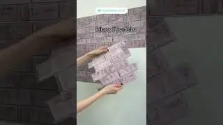 DIY Interior Wall Decor |  3D Peel and Stick Wall Tiles | camper/RV wall decor| COMMOMY DECOR
