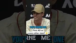 Tough choice 😂 #tennis #tennisplayer #ausopen #sports