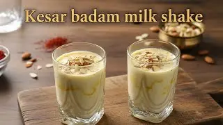 Kesar badam milk shake | Ramadan special drink 😋