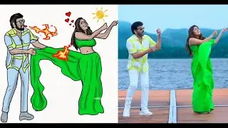 Sadirekha Song Funny Drawing Meme 🤣🤣🤣 | Mana shankara Vara  Prasad Garu | Chiranjeevi,Nayanthara 