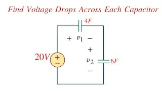 how to find voltage drop across capacitor