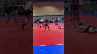 Libero Free Ball Kill #siennarivera #shorts #volleyball #bavc