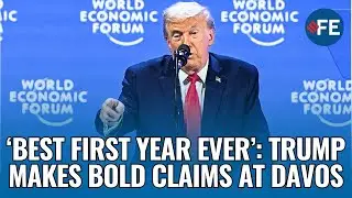 Trump at Davos 2026: &lsquo;Best First Year Ever&rsquo;, Claims US Is Doing &lsquo;Really Well&rsquo; | World Economic Forum