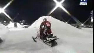 Double Flip on a Snowmobile