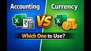 Currency vs Accounting in Excel 🤯 | All Ways