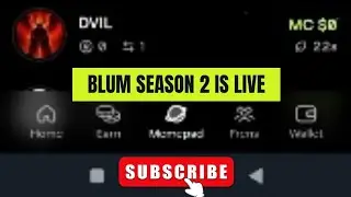 BLUM Season 2 is Live | How to Get Meme Points