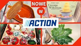 NOWOŚCI w ACTION ‼️Stolik Fontanna Talerz liść 🍁ŚWIĄTECZNE DEKORACJE 🎄 JESIEŃ 2025 🎄Przegląd p&oacute;łek