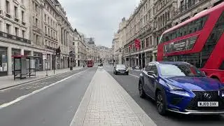 Empty Regents Street, London During Lockdown