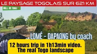 TOGO LANDSCAPE LOME TO DAPAONG BY COACH. EXPERIENCE THE 12HOURS JOURNEY & VIEWS FROM MY WINDOW SEAT