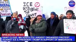 Breaking News: St. Cloud hosted its largest organized protest against ICE and President Trump