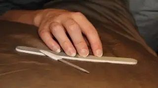 4 Different Nail Filing sounds - Stereo 3D Binaural ASMR