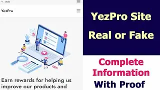 Yezpro Real Or Fake | Yezpro Full Review 2022 | Yezpro Withdraw Problem | Yezpro Payment Proof
