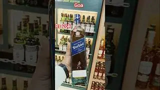 Johnnie Walker price in Goa // Blue label // #shorts
