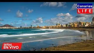 📹🔴 LIVE WEBCAM from Playa de Las Canteras Las Palmas de Gran Canaria