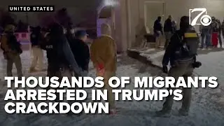 Violent 'illegal aliens' among 3,500 migrants arrested since Trump took office
