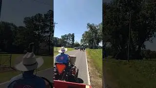 Driving through Eastern NC on the 140 #farmall51 #tractor #redpower#farmall #farm #nc  #farmall140