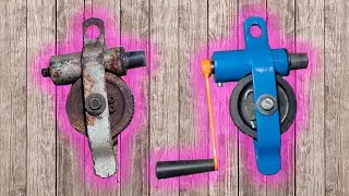 Восстановление старой лебедки из СССР | The restoration of the old winch from the USSR