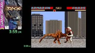 (Game Gear) Primal Rage - Easy Mode Armadon Speedrun in 6:37.20 (Previous WR)