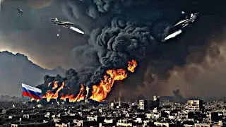 13 Minutes Ago! Russian Presidential Building Successfully Destroyed by US Pride F-22 Air Strike