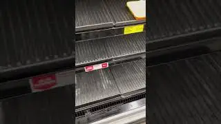 Empty shelves at our local grocery store today! Food shortages #subscribe