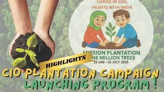 Children Islamic Org Plantation drive | Hands in soil,Hearts with India | Har bacha ek ped | JIH Hyd