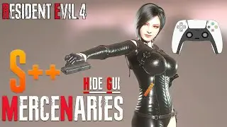 Ada Wong Docks Mercenaries S++ Hide graphical interface - PS5 controller Resident Evil 4 Remake
