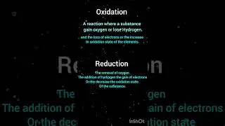 definition of oxidation and reduction #shortsviral @#
