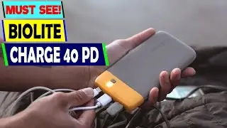 BioLite Charge 40 PD: Прочный портативный аккумулятор емкостью 40 Вт&middot;ч для автономного отдыха и к...