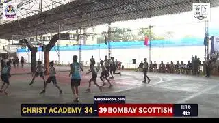 CHRIST CHAVARA INVITATIONAL BASKETBALL TOURNAMENT- CHRIST ACADEMY V/S BOMBAY SCOTTISH U-14 BOYS