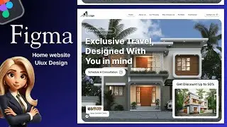 Figma Tutorial: Home Website UI/UX Design | Web Design in Figma #grptrend