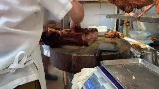 WanChai Street Food | The Quick Lunch Boxes of Chopped Chickens and Pork