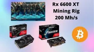 Cost to build a Mining Rig RX 6600 XT | Budget Rig 200 MH/S | 2022
