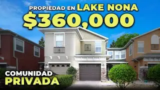 Casa ECON&Oacute;MICA en comunidad CERRADA en LAKE NONA,FL | Cerca a los MEJORES COLEGIOS y CENTROS M&Eacute;DICOS
